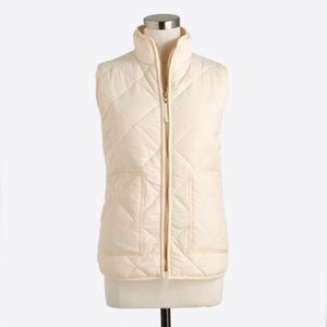J. Crew sand puffer vest